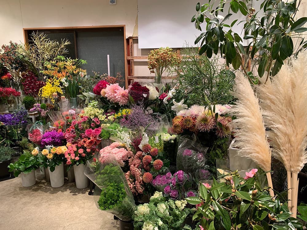 富士市のお花屋さんローズヒップの2019年12月の店内のイメージ画像1