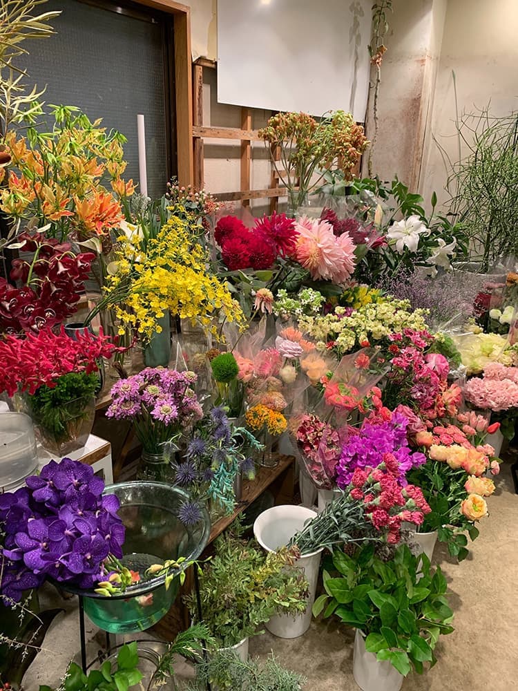 富士市のお花屋さんローズヒップの2019年12月の店内のイメージ画像2