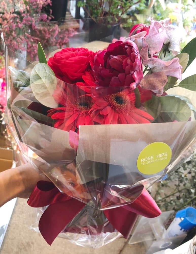 富士市花屋ローズヒップの2021年の母の日のおしゃれな花束のプレゼント２１