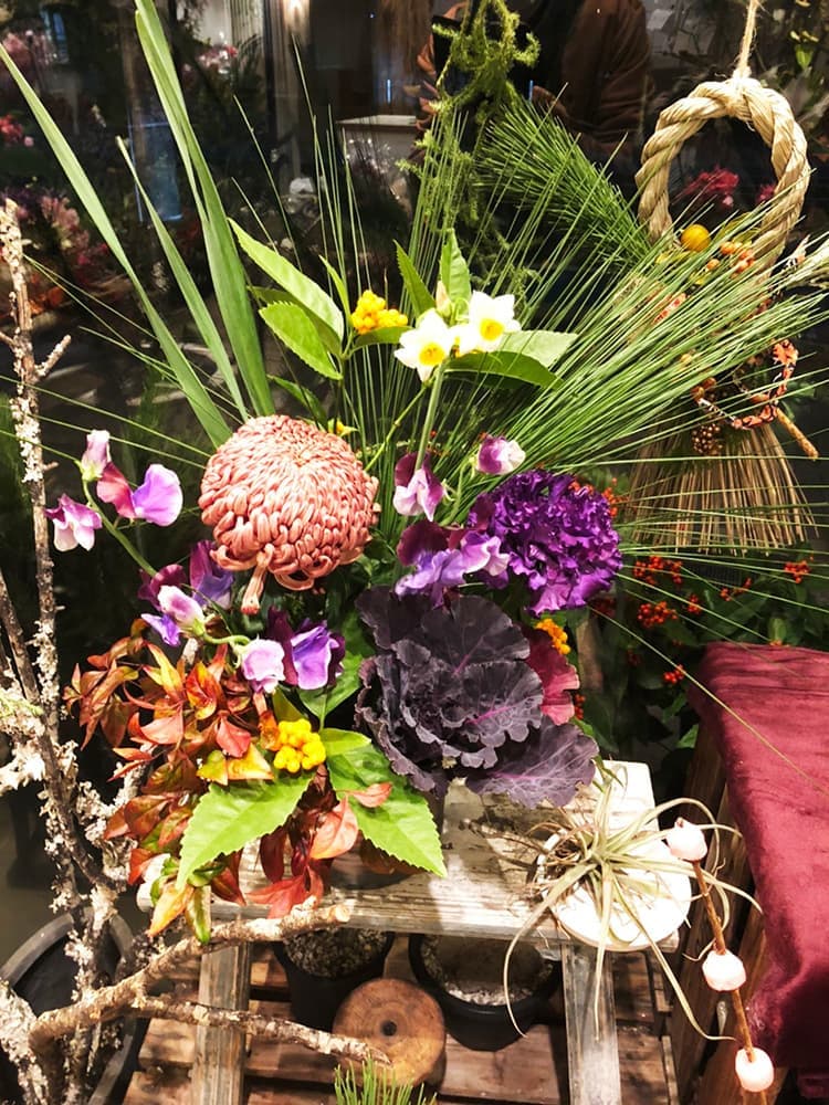 富士市花屋ローズヒップの2021年元旦のお正月アレンジメント画像3