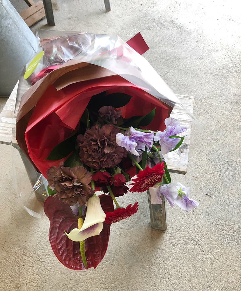 富士市おしゃれ花屋ローズヒップの2023年2月15日の卒業、卒園、送別向けの花束のプレゼント36