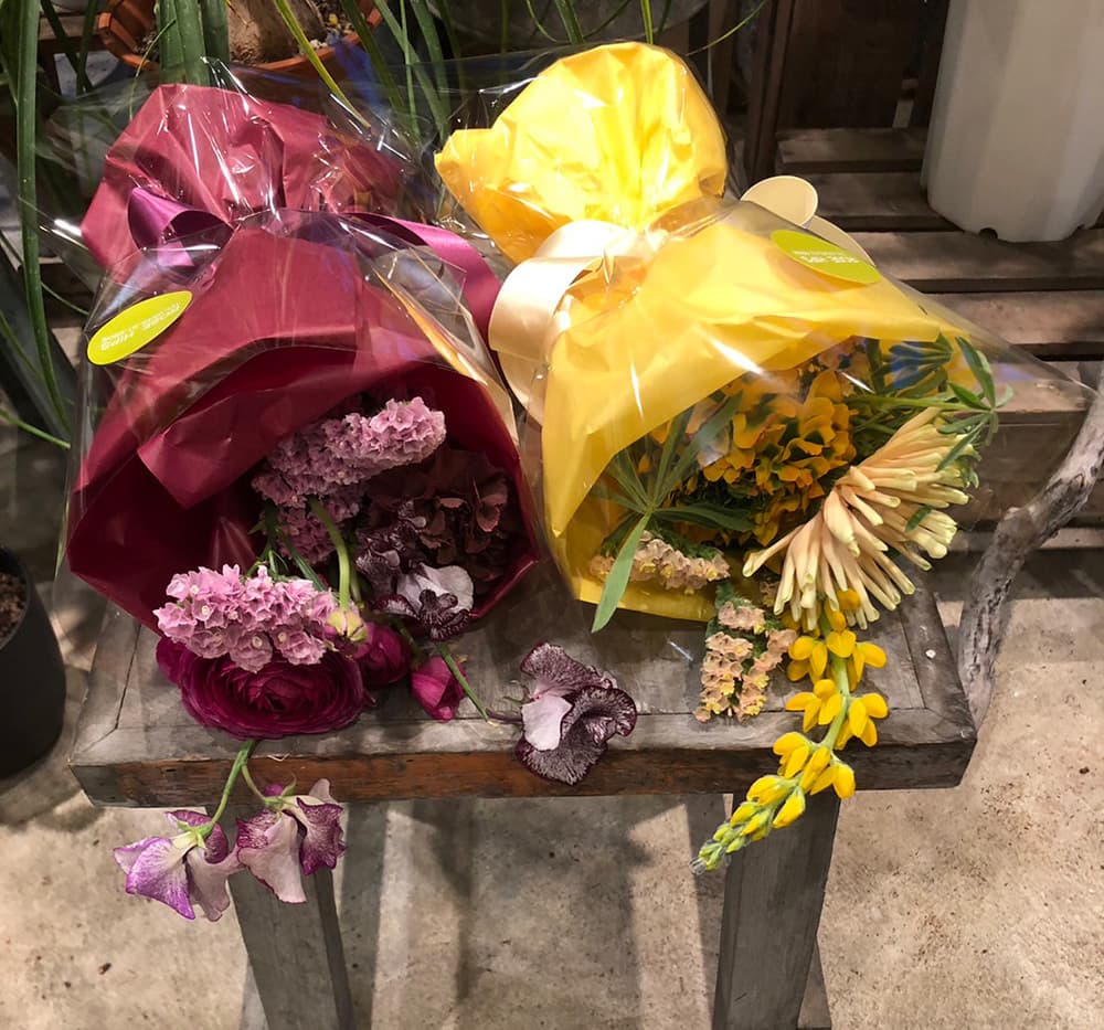 富士市おしゃれ花屋ローズヒップの2023年2月15日の卒業、卒園、送別向けの花束のプレゼント20
