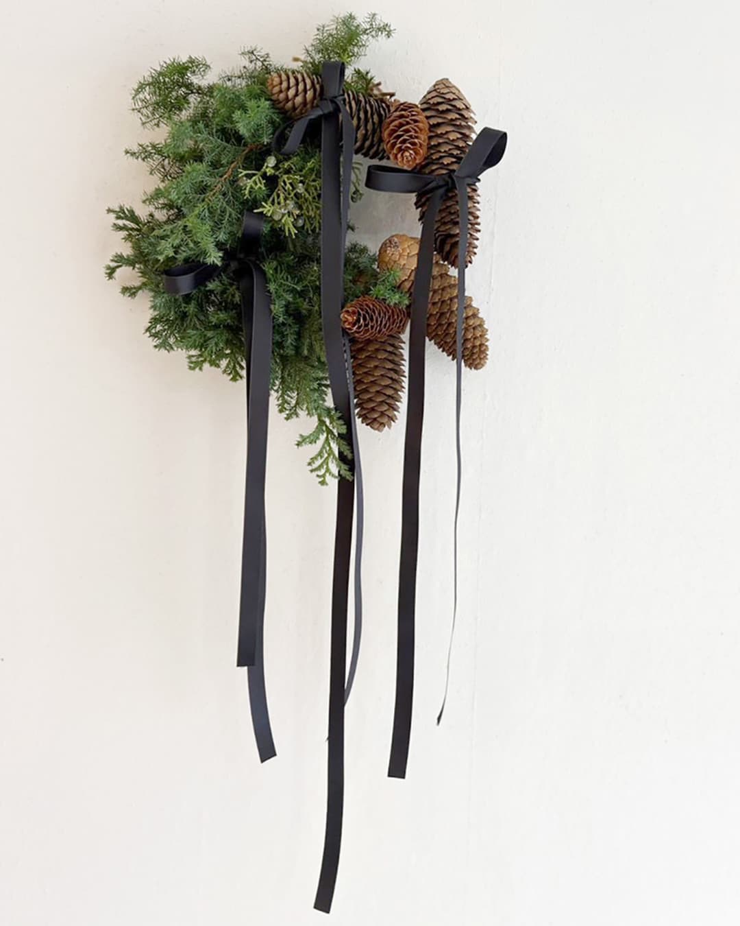 富士市花屋おしゃれなローズヒップのクリスマスリースレッスン